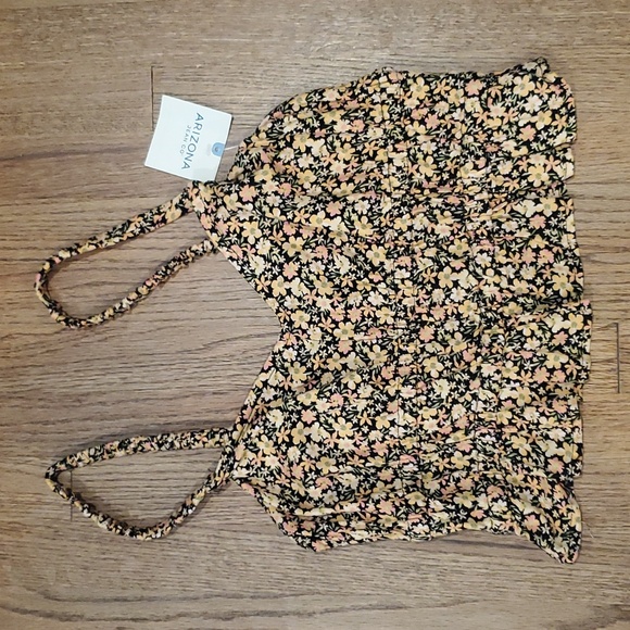 Nwt Womens Arizona Jean Co. CROP TOP Medium - Picture 1 of 4